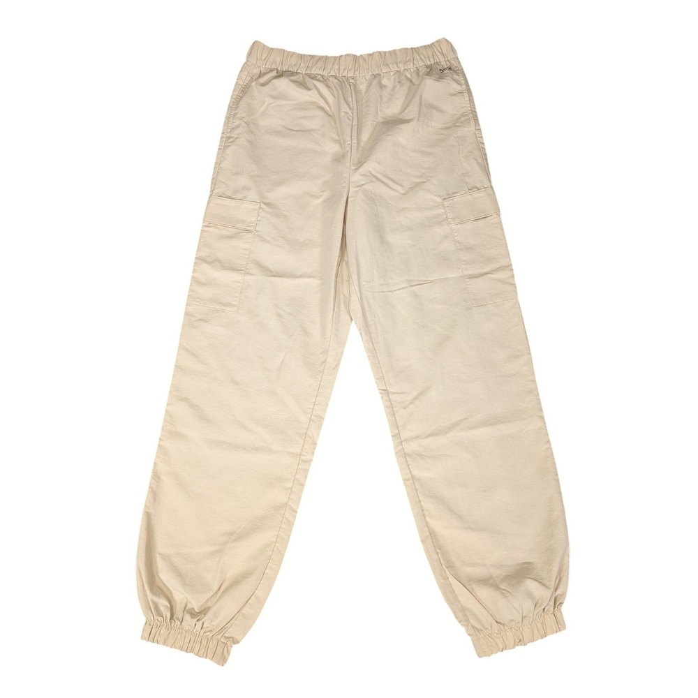 DSG Girls High Rise Cargo Jogger Pants Sandy Slate Beige Size M 10-12 NWT